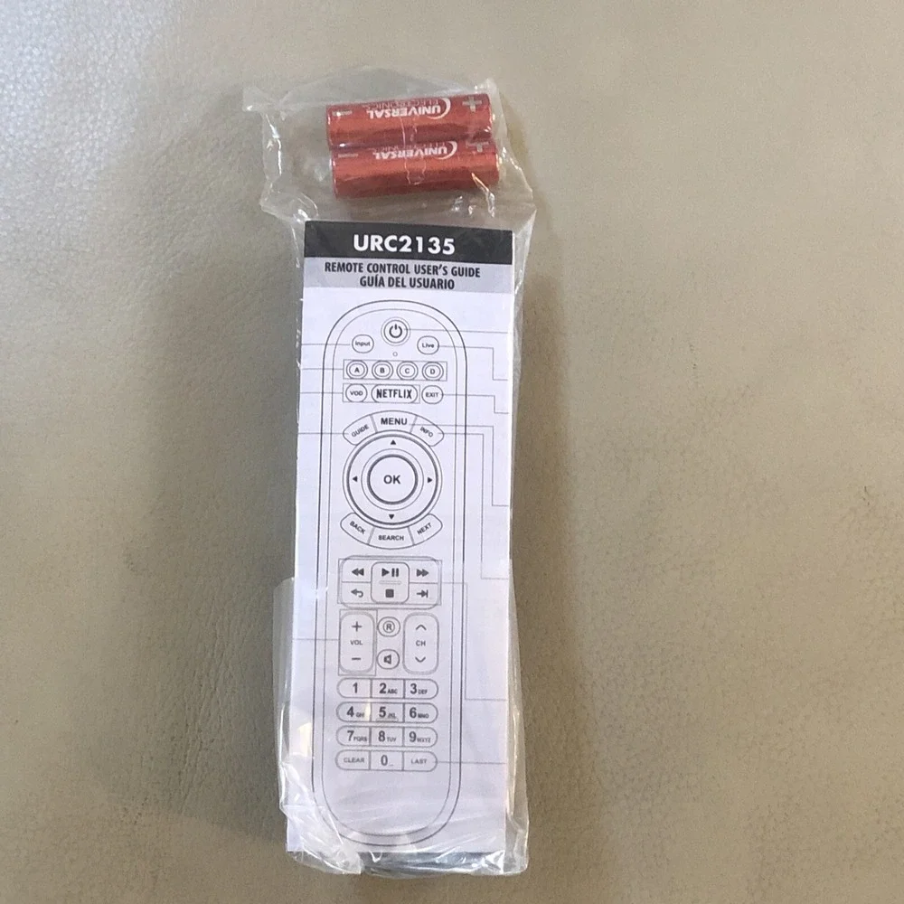 New With Batteries TV Netflix Remote Control URC2135
